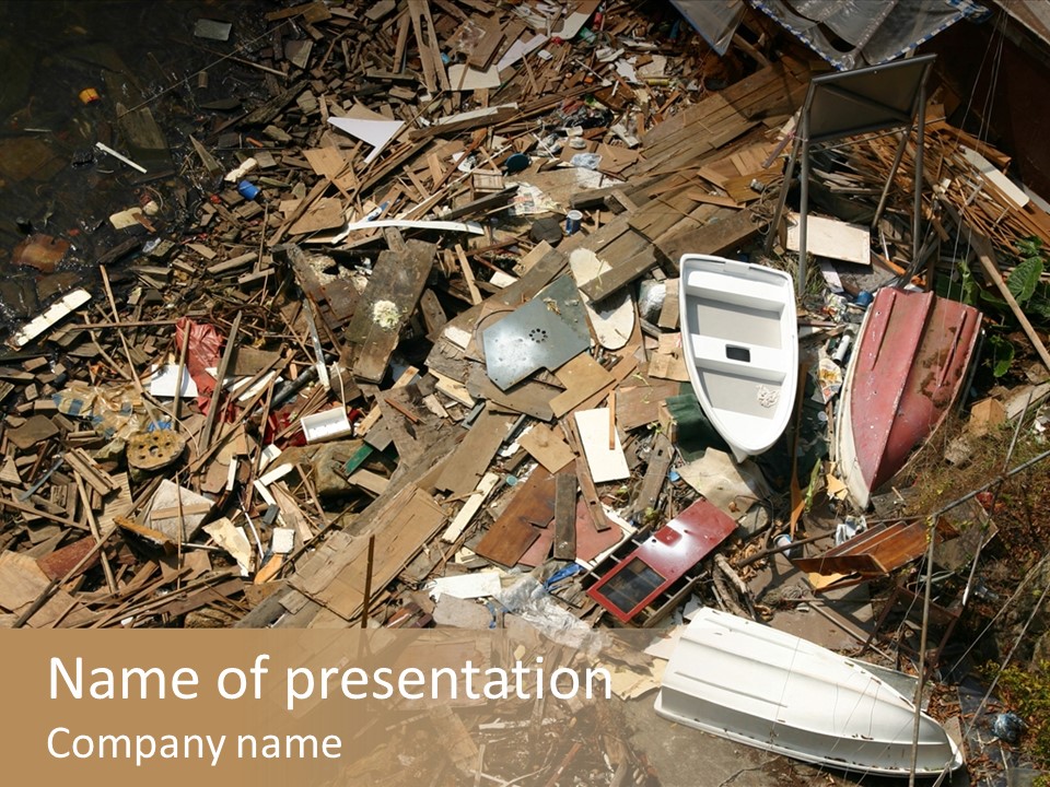 Aftermath Of A Storm PowerPoint Template