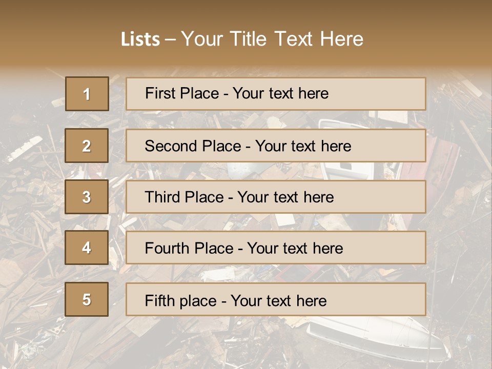 Aftermath Of A Storm PowerPoint Template