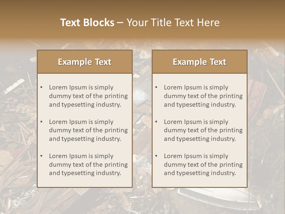 Aftermath Of A Storm PowerPoint Template