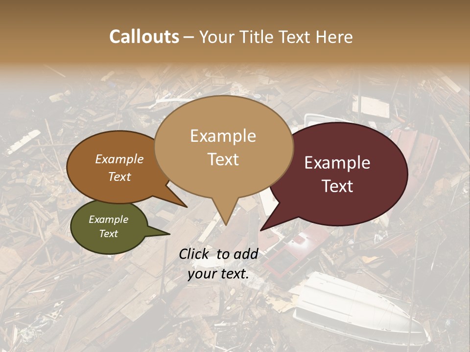 Aftermath Of A Storm PowerPoint Template