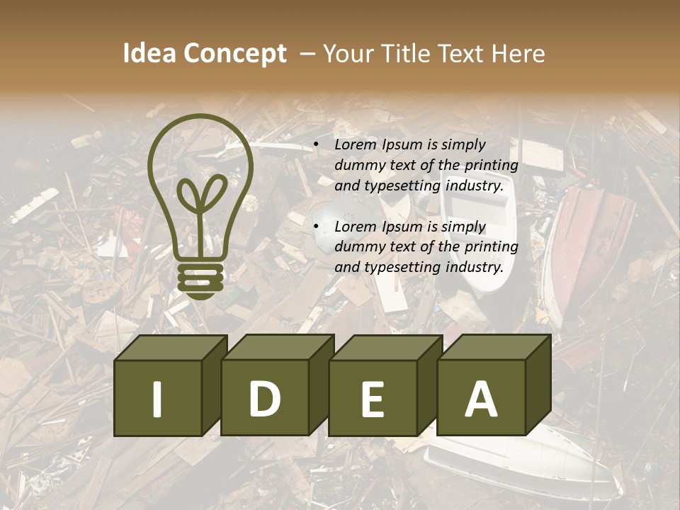 Aftermath Of A Storm PowerPoint Template