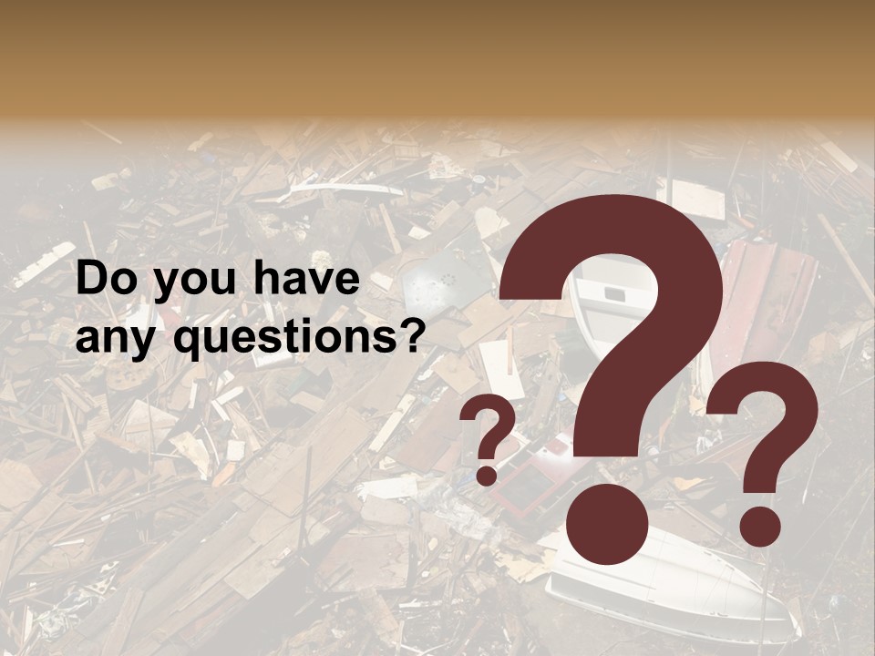 Aftermath Of A Storm PowerPoint Template