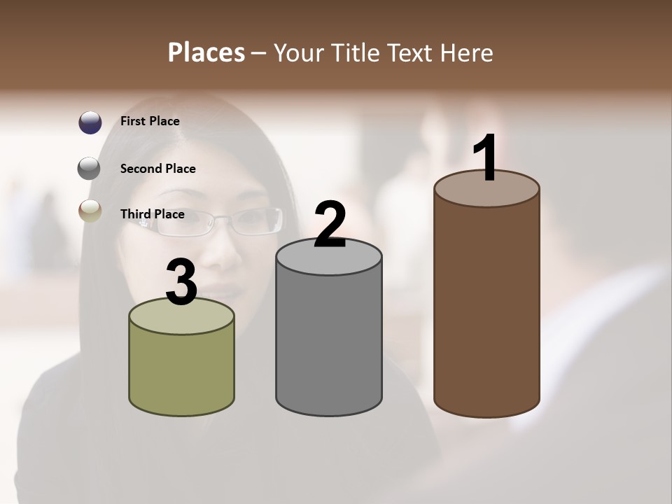 A Woman Talking To A Man In A Suit PowerPoint Template