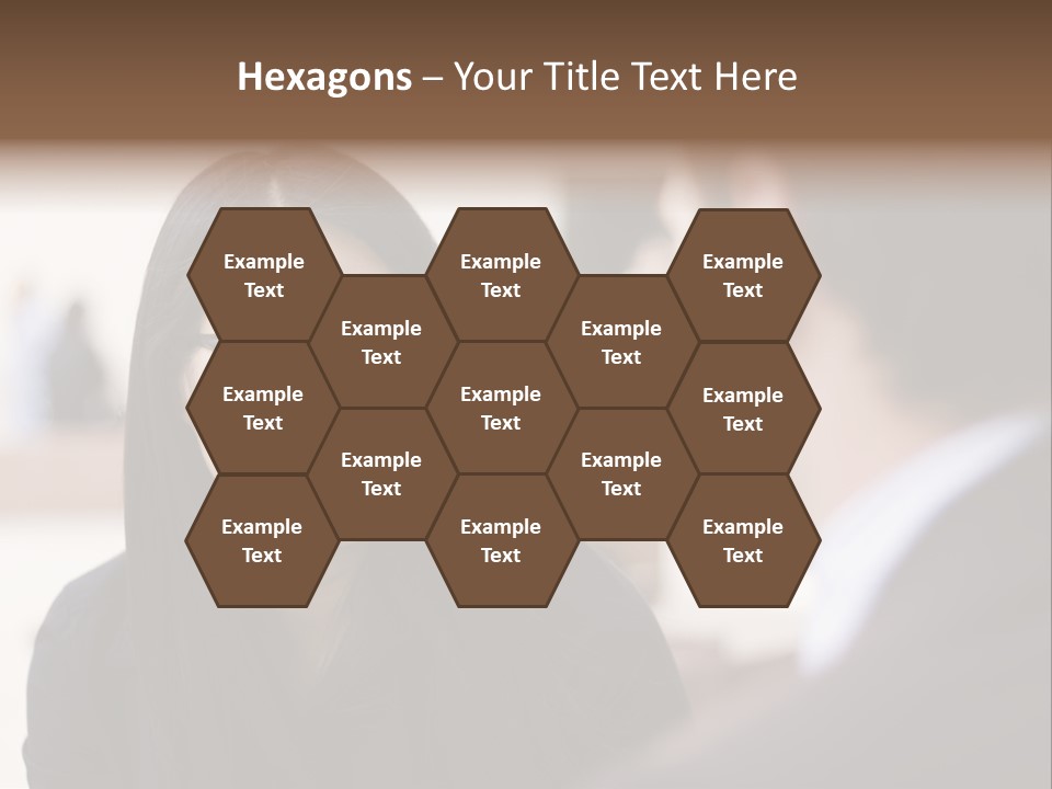 A Woman Talking To A Man In A Suit PowerPoint Template