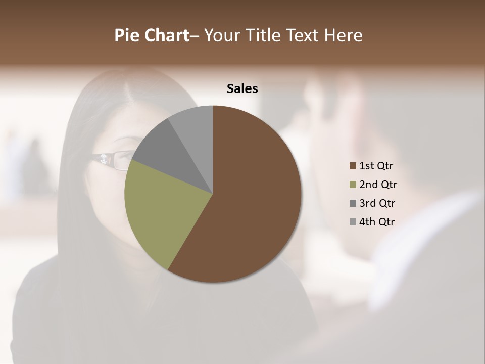 A Woman Talking To A Man In A Suit PowerPoint Template