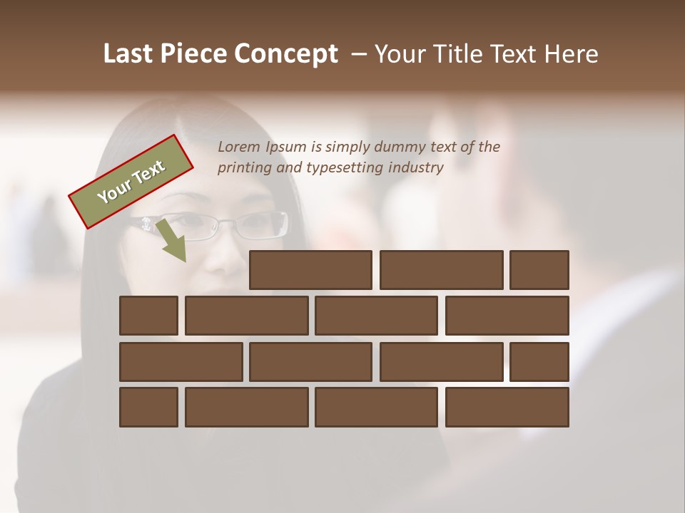 A Woman Talking To A Man In A Suit PowerPoint Template