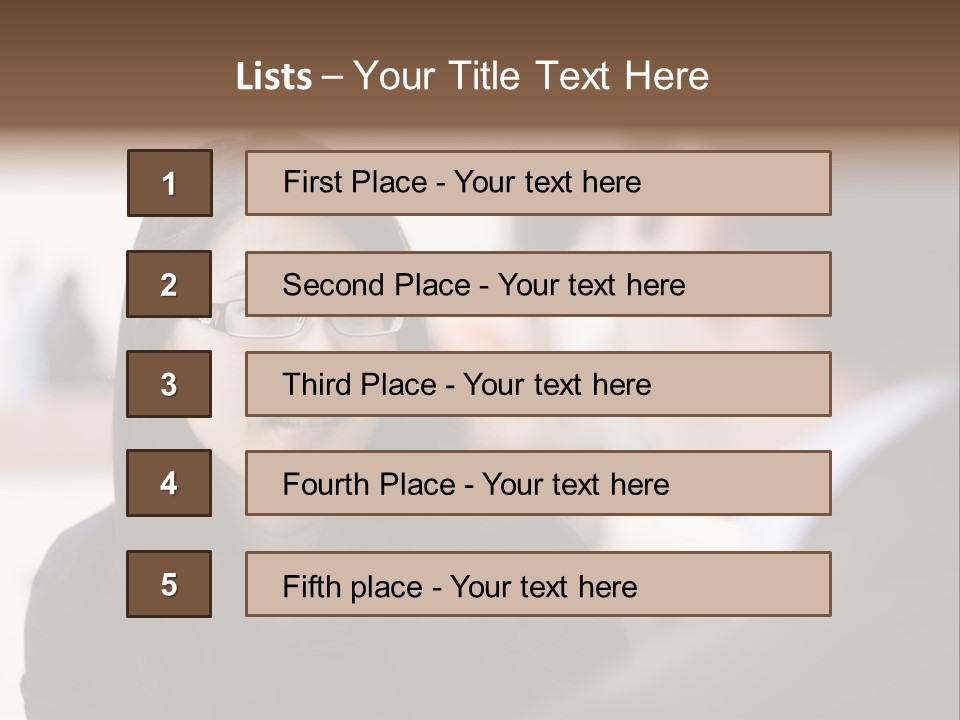A Woman Talking To A Man In A Suit PowerPoint Template