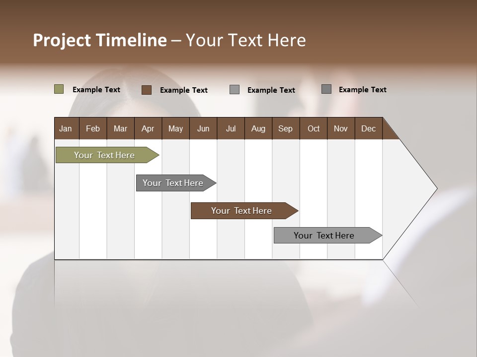 A Woman Talking To A Man In A Suit PowerPoint Template