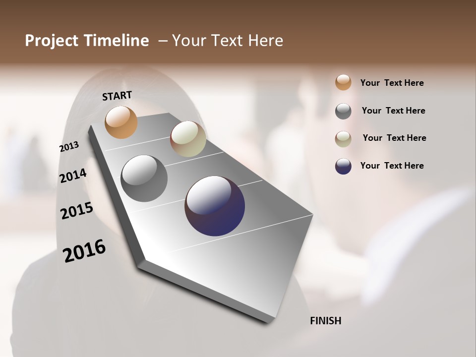 A Woman Talking To A Man In A Suit PowerPoint Template