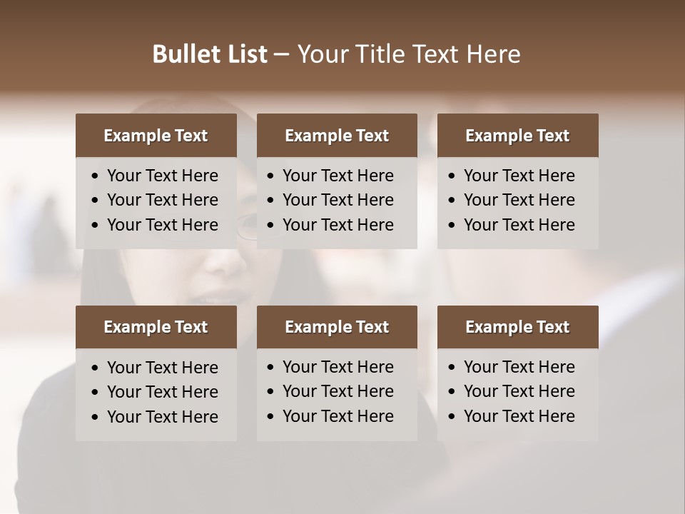 A Woman Talking To A Man In A Suit PowerPoint Template