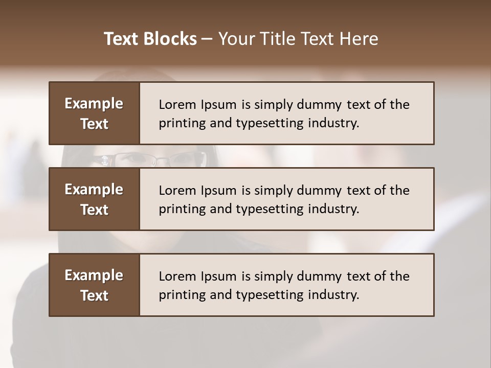A Woman Talking To A Man In A Suit PowerPoint Template