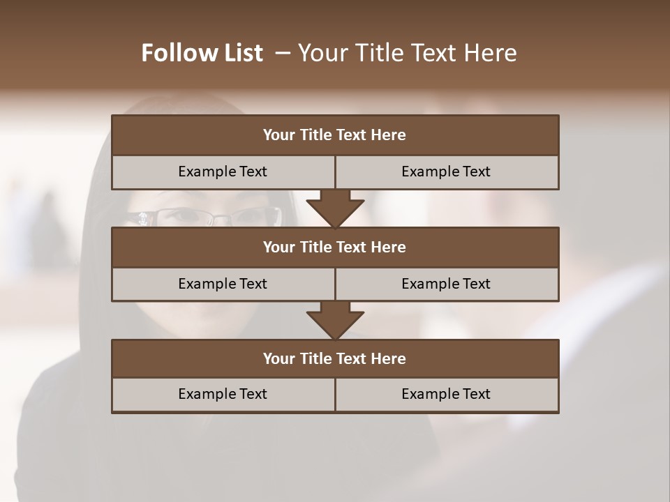 A Woman Talking To A Man In A Suit PowerPoint Template