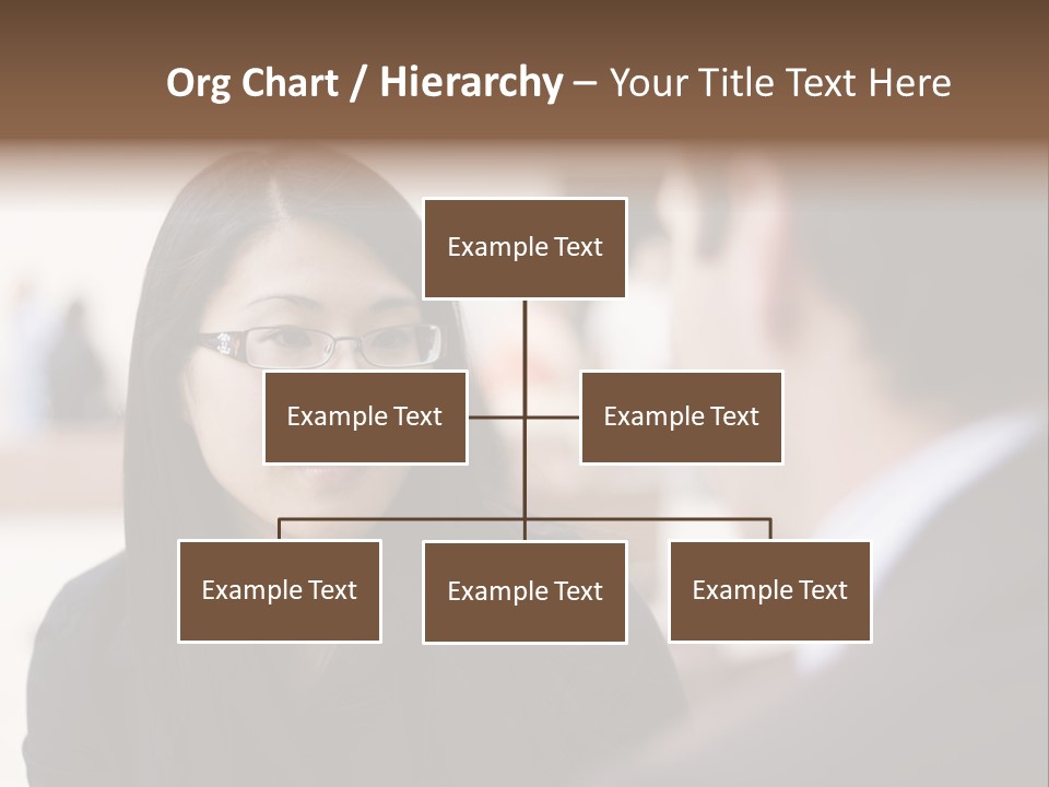 A Woman Talking To A Man In A Suit PowerPoint Template