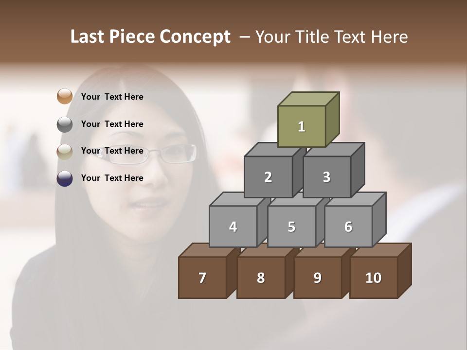 A Woman Talking To A Man In A Suit PowerPoint Template