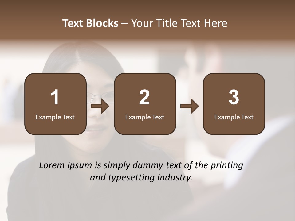 A Woman Talking To A Man In A Suit PowerPoint Template