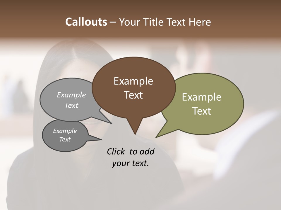 A Woman Talking To A Man In A Suit PowerPoint Template