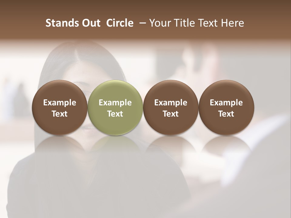 A Woman Talking To A Man In A Suit PowerPoint Template