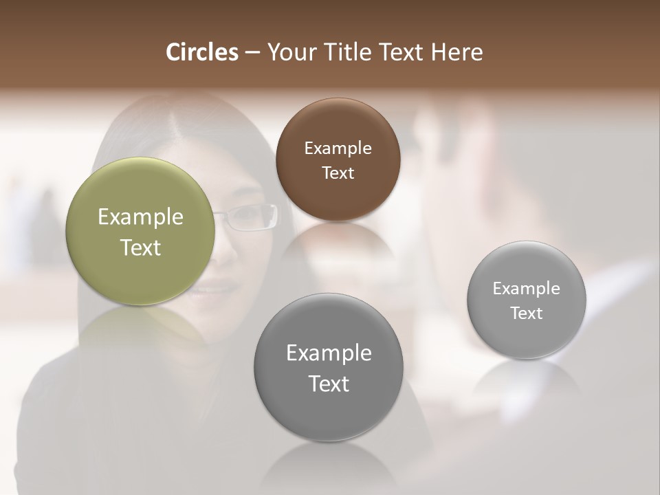 A Woman Talking To A Man In A Suit PowerPoint Template