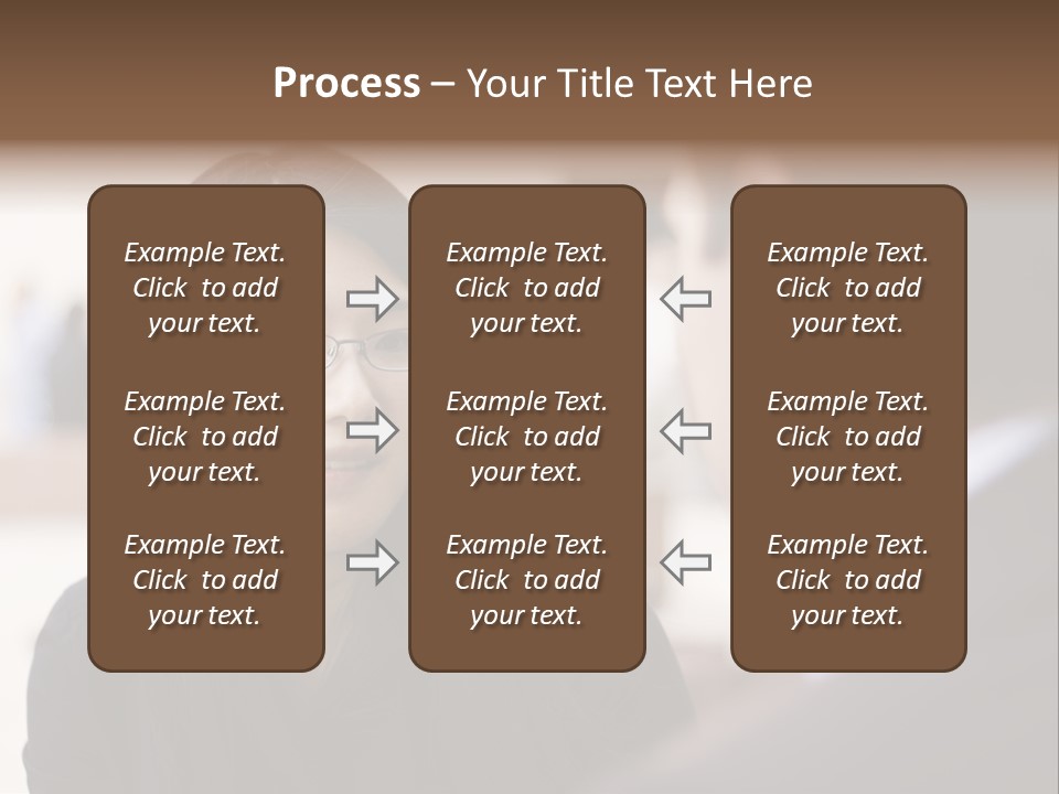A Woman Talking To A Man In A Suit PowerPoint Template