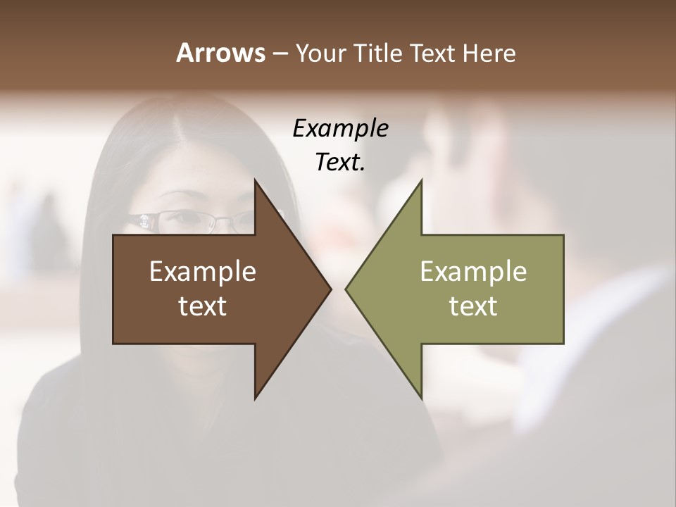 A Woman Talking To A Man In A Suit PowerPoint Template