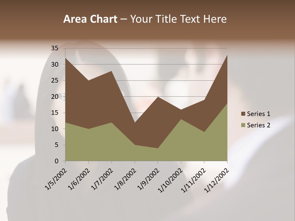 A Woman Talking To A Man In A Suit PowerPoint Template