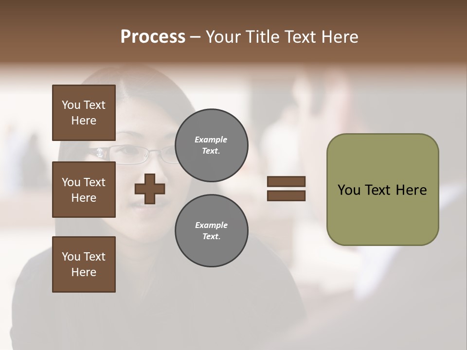 A Woman Talking To A Man In A Suit PowerPoint Template