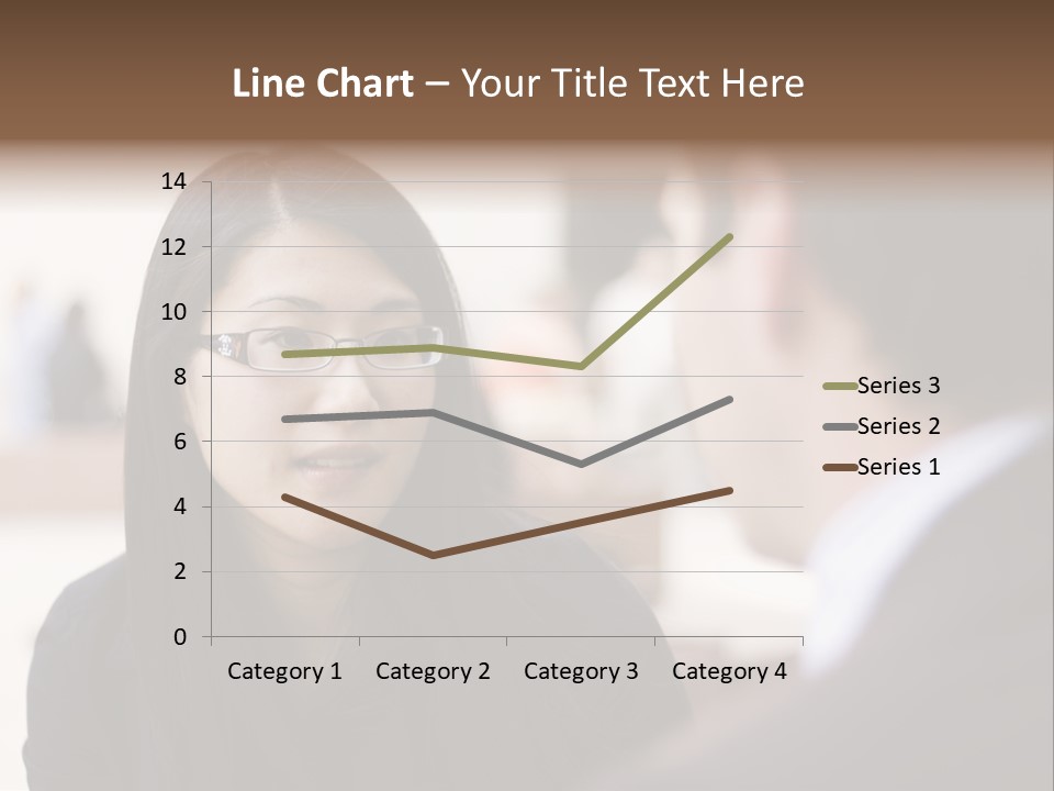 A Woman Talking To A Man In A Suit PowerPoint Template