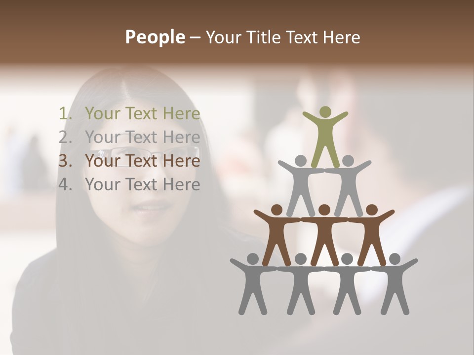 A Woman Talking To A Man In A Suit PowerPoint Template