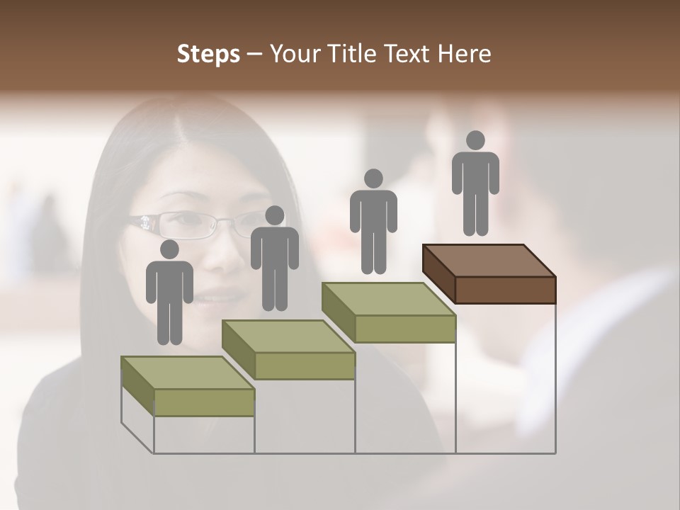 A Woman Talking To A Man In A Suit PowerPoint Template