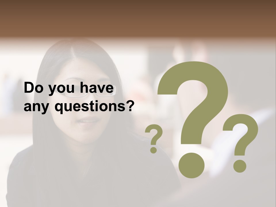 A Woman Talking To A Man In A Suit PowerPoint Template