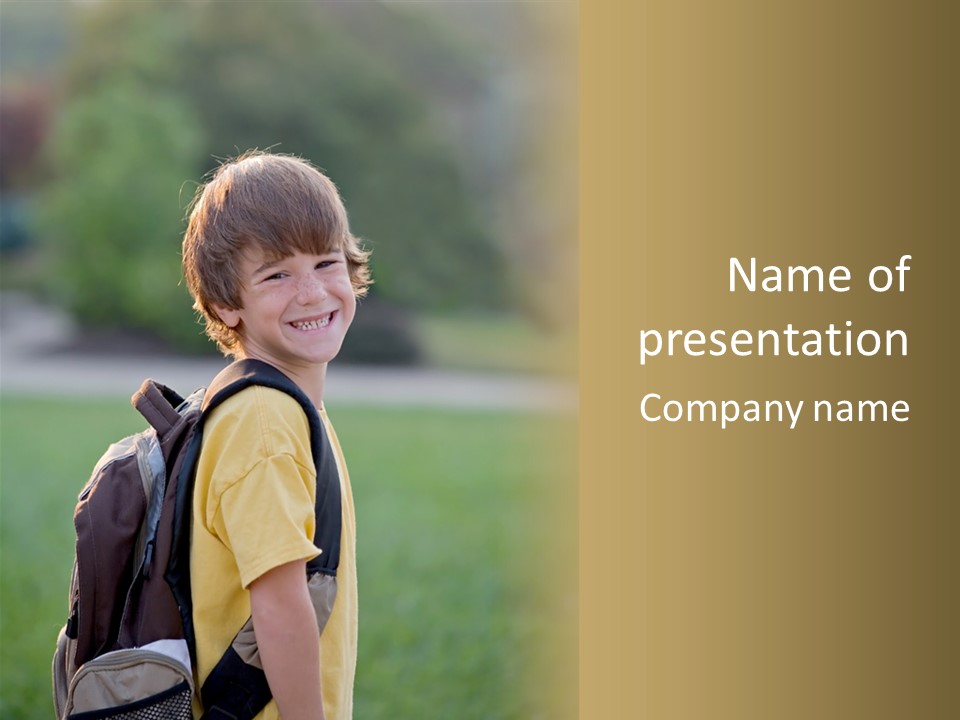 Ready For School PowerPoint Template