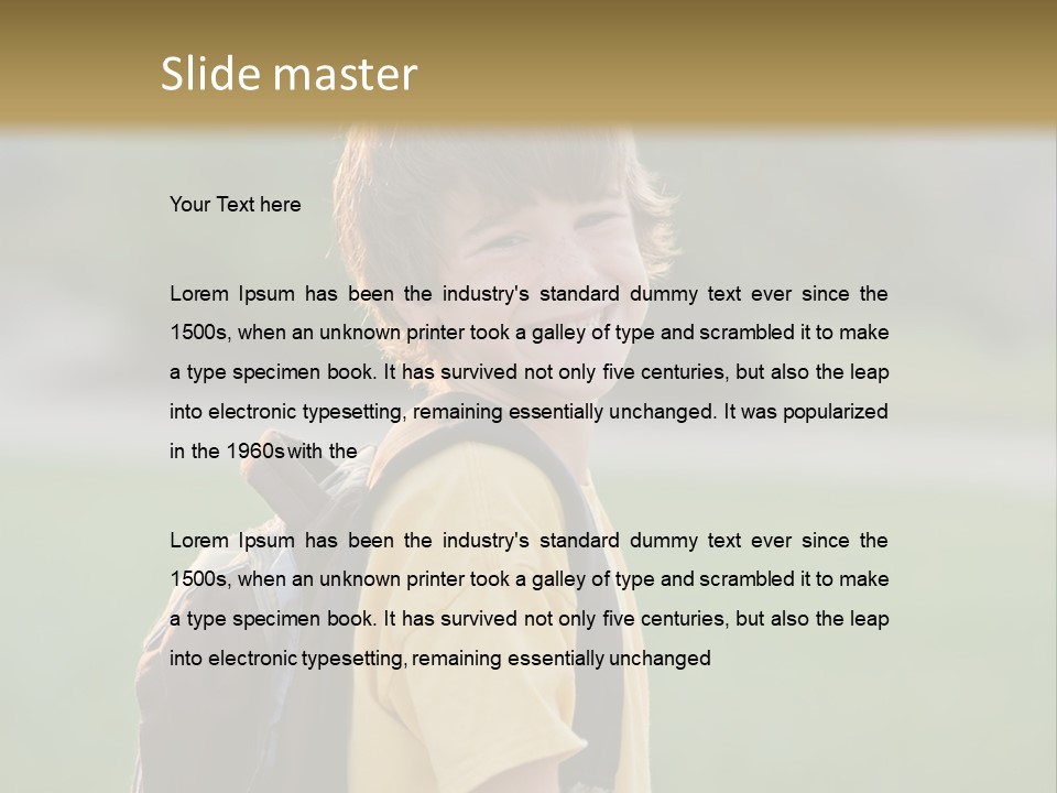 Ready For School PowerPoint Template