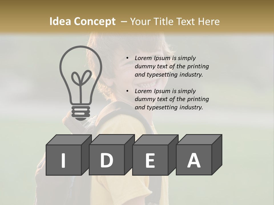 Ready For School PowerPoint Template