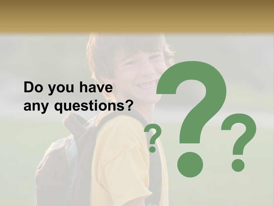 Ready For School PowerPoint Template