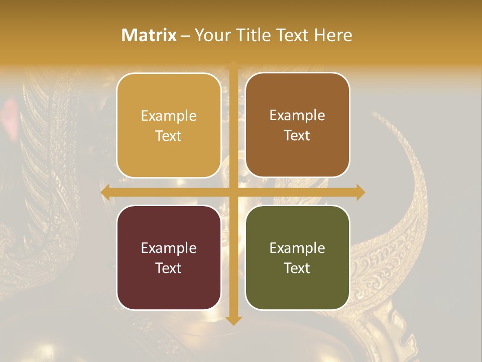 A Buddha Picture In Wat At Thailand PowerPoint Template