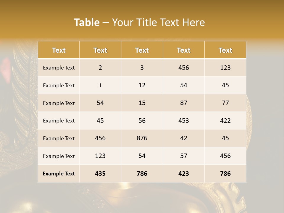 A Buddha Picture In Wat At Thailand PowerPoint Template