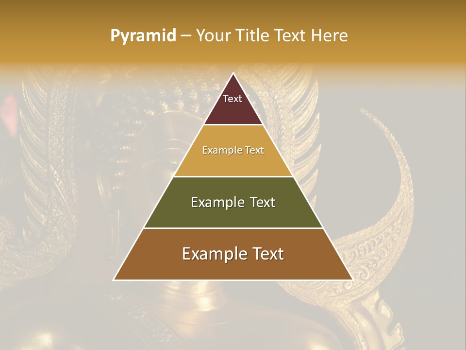 A Buddha Picture In Wat At Thailand PowerPoint Template