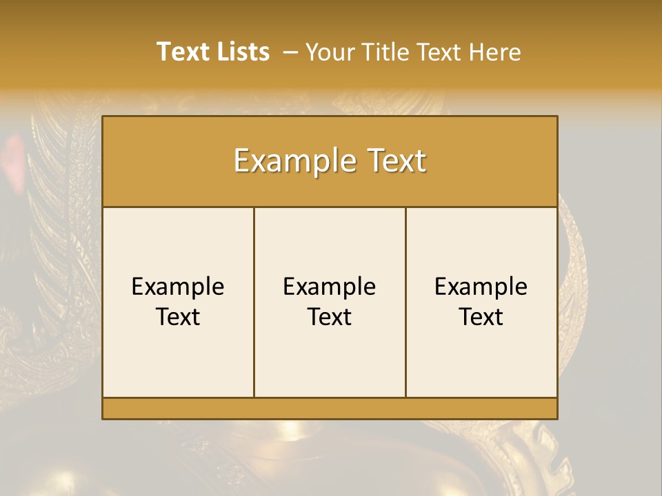 A Buddha Picture In Wat At Thailand PowerPoint Template