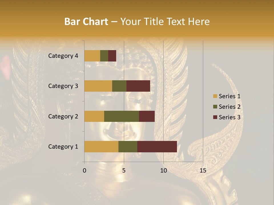 A Buddha Picture In Wat At Thailand PowerPoint Template