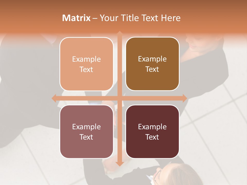 The Face Of A Young Woman Driving As Seen In The Rear View Mirror. PowerPoint Template