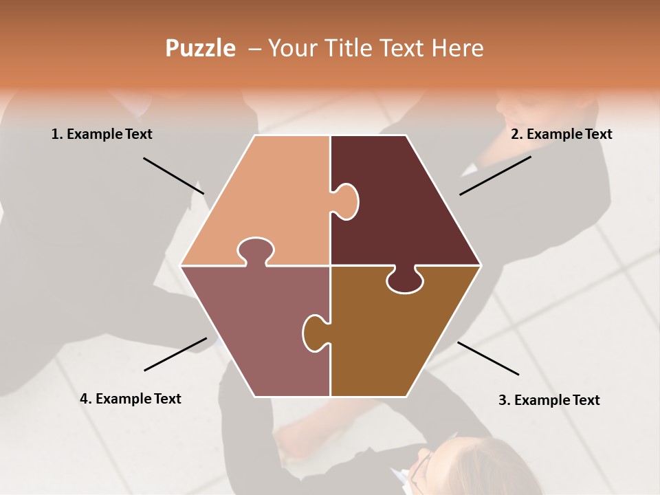 The Face Of A Young Woman Driving As Seen In The Rear View Mirror. PowerPoint Template