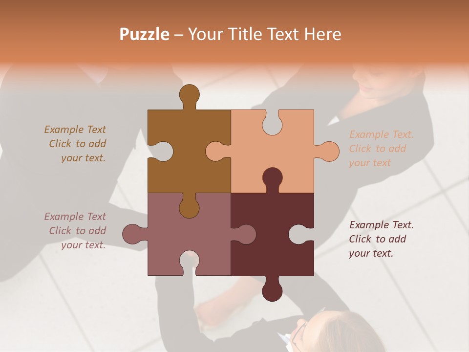 The Face Of A Young Woman Driving As Seen In The Rear View Mirror. PowerPoint Template