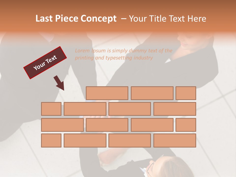 The Face Of A Young Woman Driving As Seen In The Rear View Mirror. PowerPoint Template