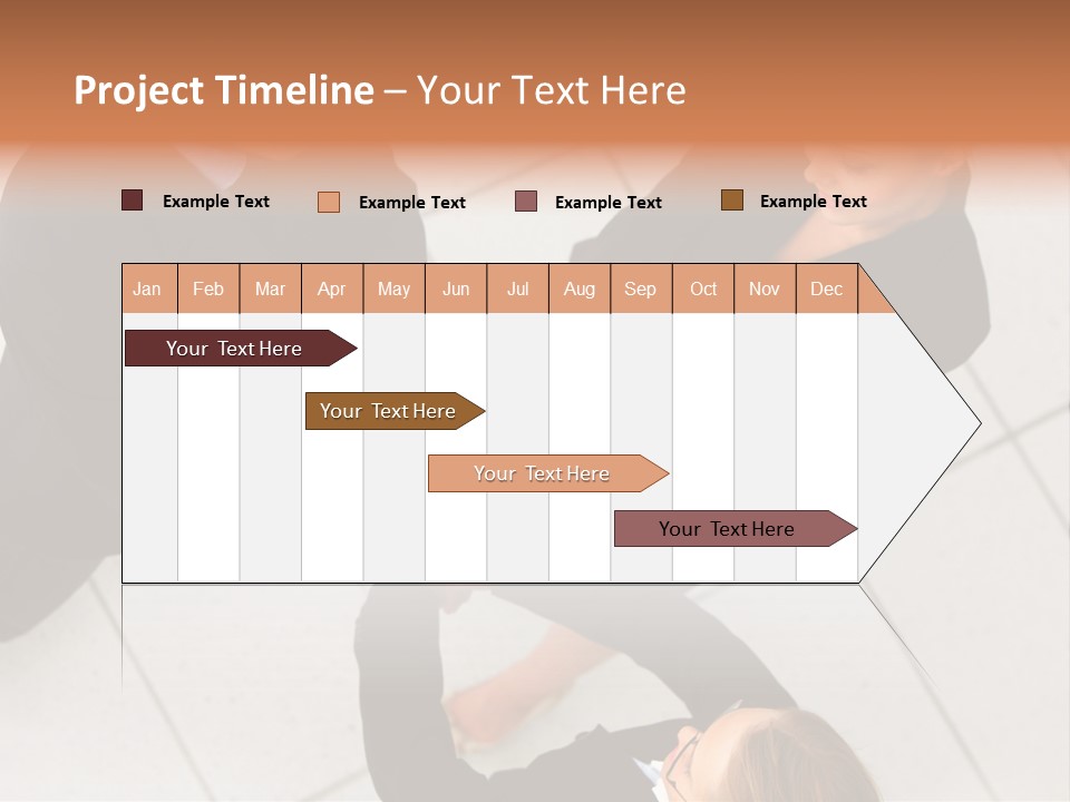The Face Of A Young Woman Driving As Seen In The Rear View Mirror. PowerPoint Template