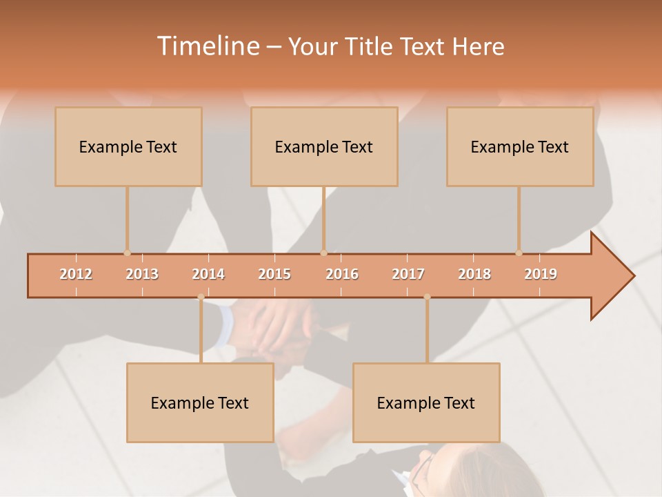 The Face Of A Young Woman Driving As Seen In The Rear View Mirror. PowerPoint Template