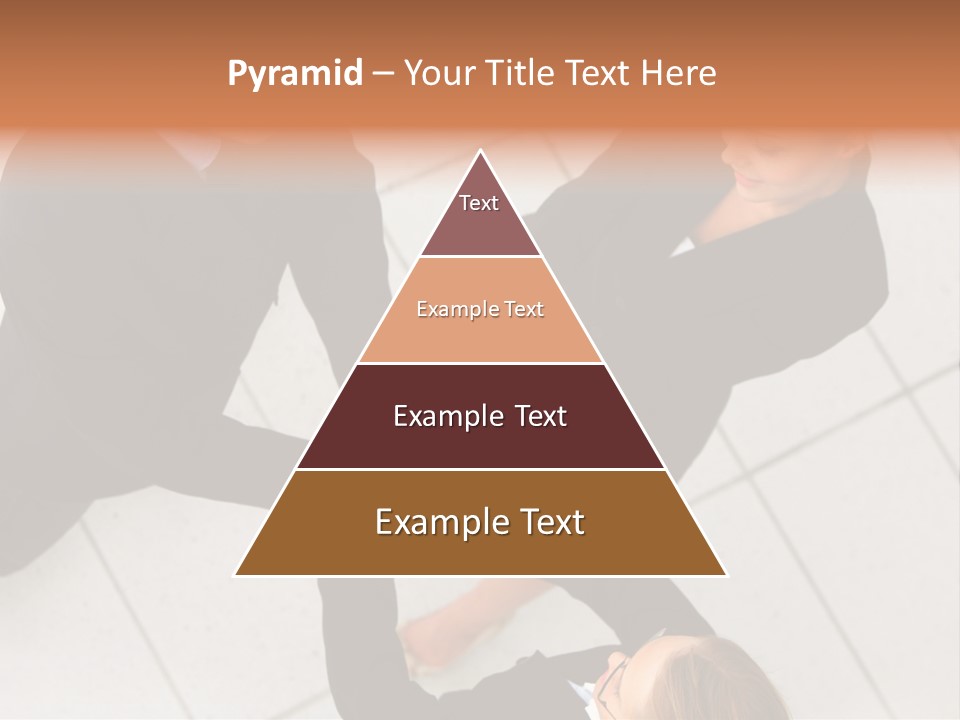 The Face Of A Young Woman Driving As Seen In The Rear View Mirror. PowerPoint Template