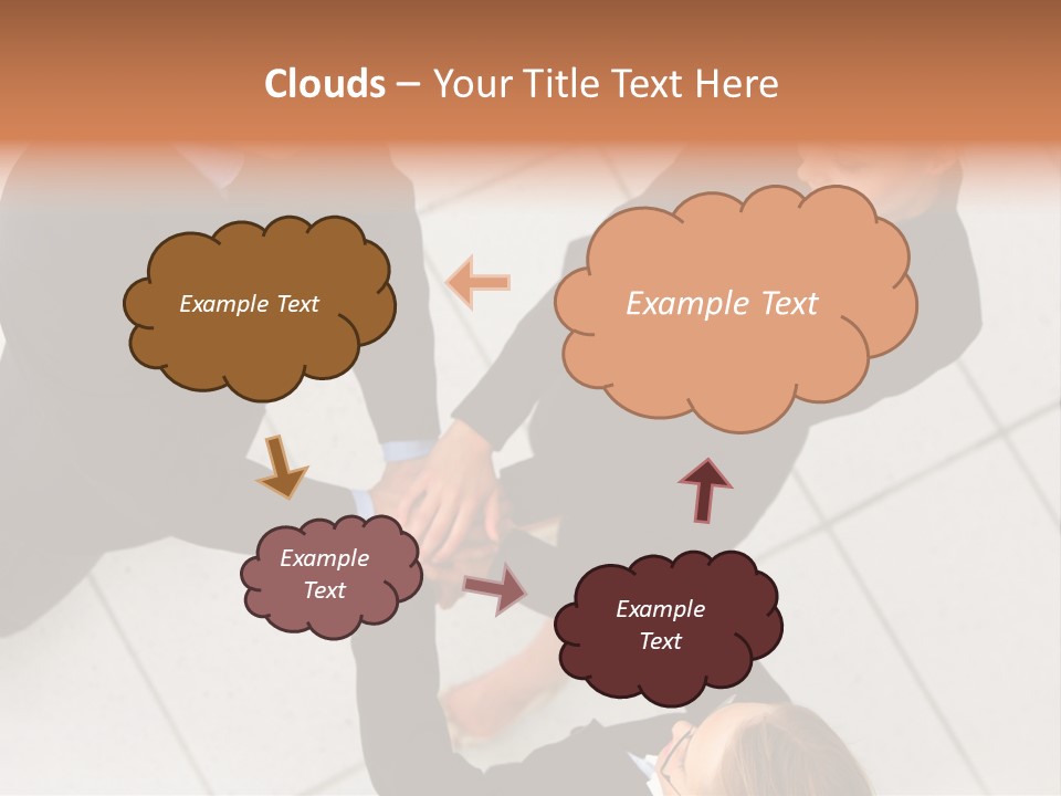 The Face Of A Young Woman Driving As Seen In The Rear View Mirror. PowerPoint Template