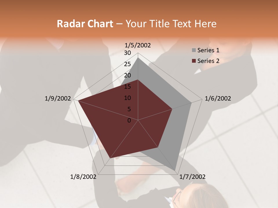The Face Of A Young Woman Driving As Seen In The Rear View Mirror. PowerPoint Template