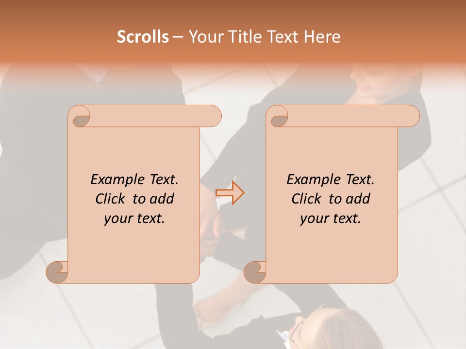 The Face Of A Young Woman Driving As Seen In The Rear View Mirror. PowerPoint Template
