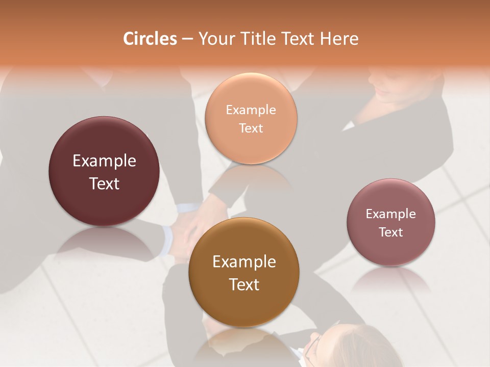 The Face Of A Young Woman Driving As Seen In The Rear View Mirror. PowerPoint Template